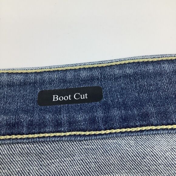 Judy Blue Womens Mid Rise Boot‎ Cut Denim Jeans Blue Size 22 NWT - Picture 11 of 13